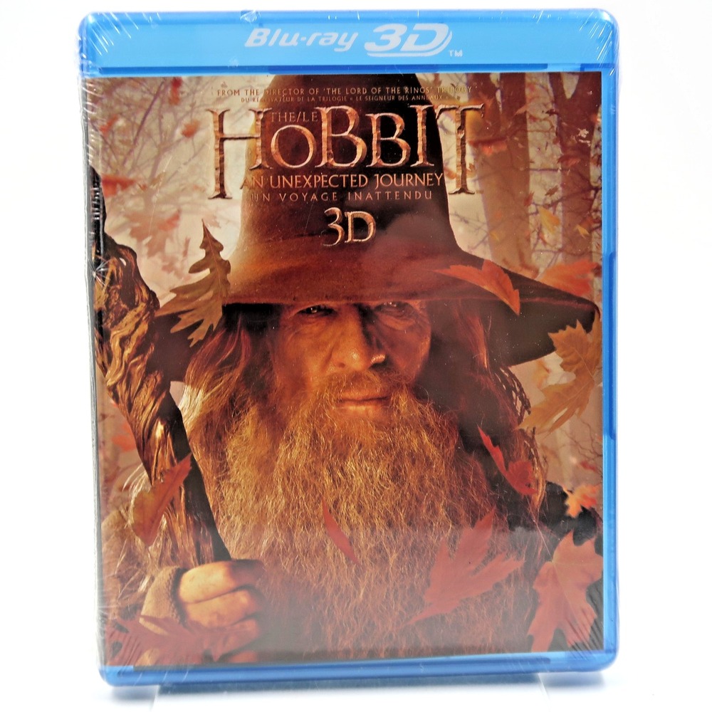 The Hobbit: An Unexpected Journey Blu-ray 3D 2012 Warner Bros PG New